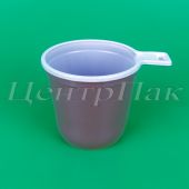 Чашка кофейная  200мл бело-кор. 25х50 (1250) ИнтроПластик