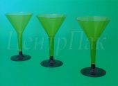 Фужер для мартини 150мл зеленый Кристалл 37х6 (222) Ассорти-пласт